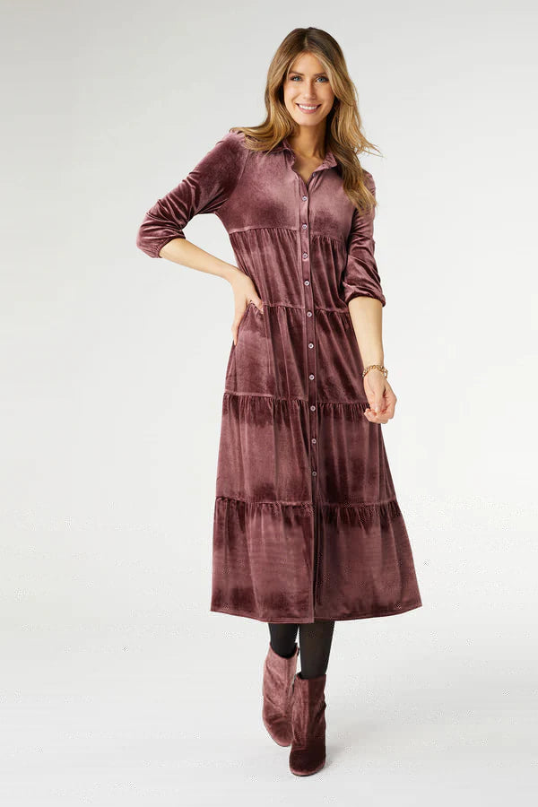 Romance Imagined Velour Dress | newcondosarlington