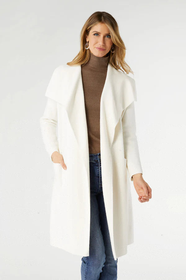 Winter White Heavenly Luxe Long Cardigan | newcondosarlington