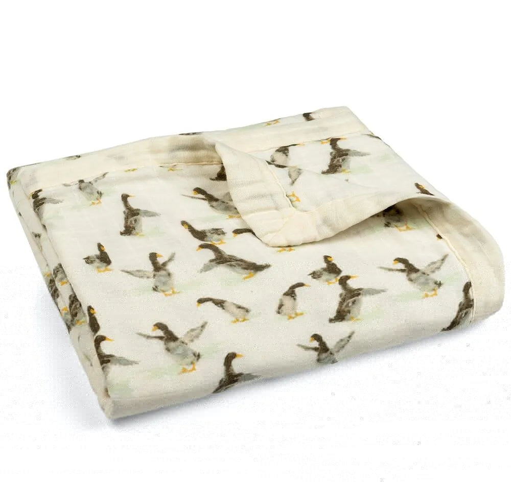 Duck Big Lovey Muslin Blanket | newcondosarlington