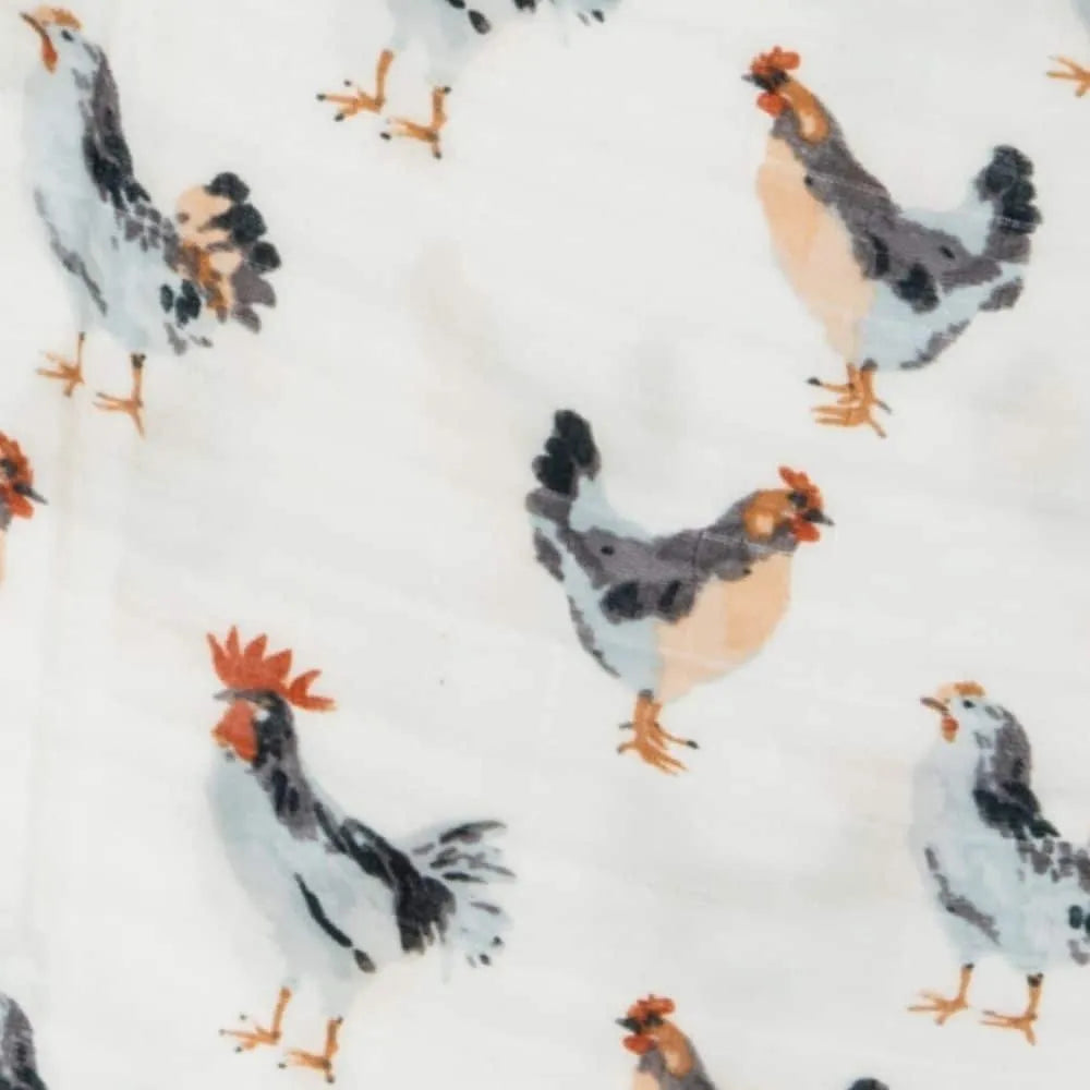 Chicken Mini Lovey Muslin Blanket | newcondosarlington