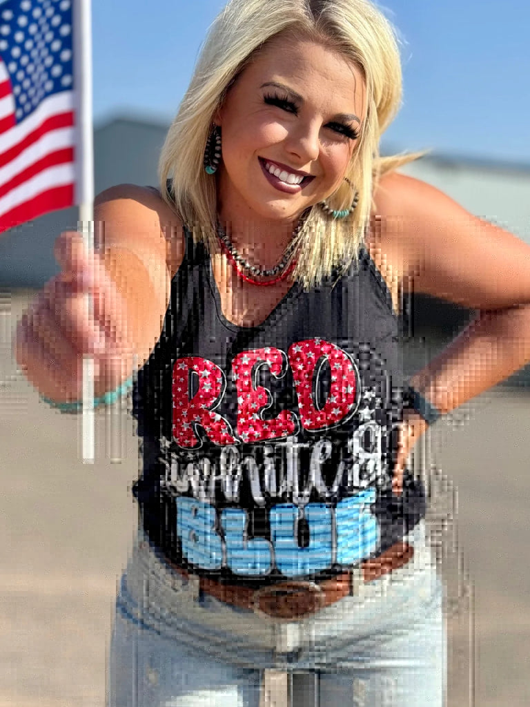 Red, White & Blue Tank Top | newcondosarlington