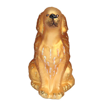 Old World Ornament Sitting Golden Retriever | Cornell's Coutry Store