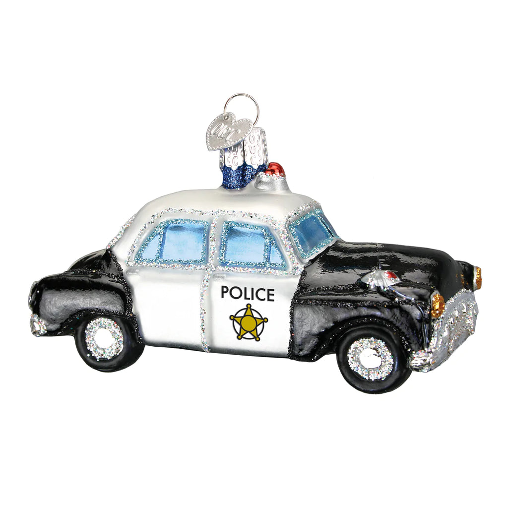 Old World Christmas Police Car Ornament | newcondosarlington