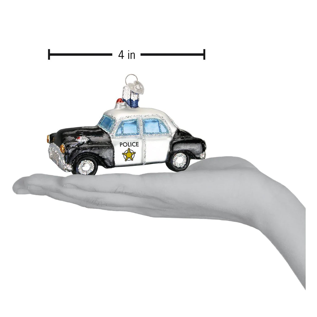 Old World Christmas Police Car Ornament | newcondosarlington