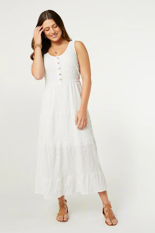 Meadow Gauze Tiered Tank Dress | newcondosarlington