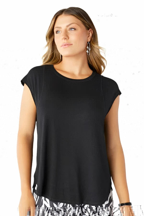 Selena Cap Sleeve Tee | newcondosarlington