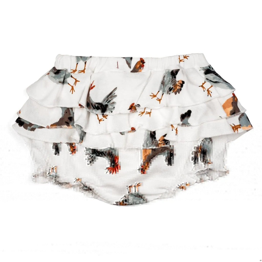 Chicken Print Ruffle Bloomers | newcondosarlington