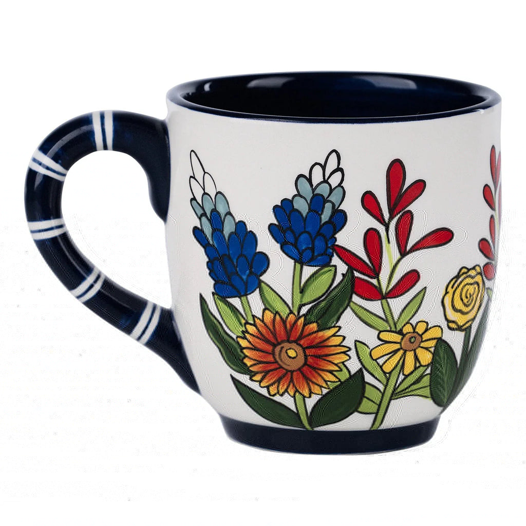 God Bless Texas Flower Mug | newcondosarlington