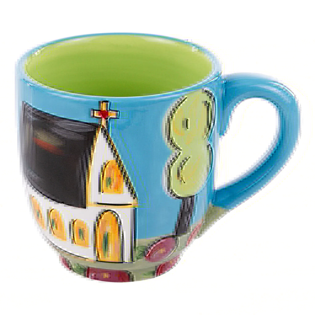 Turquoise Church Mug | newcondosarlington