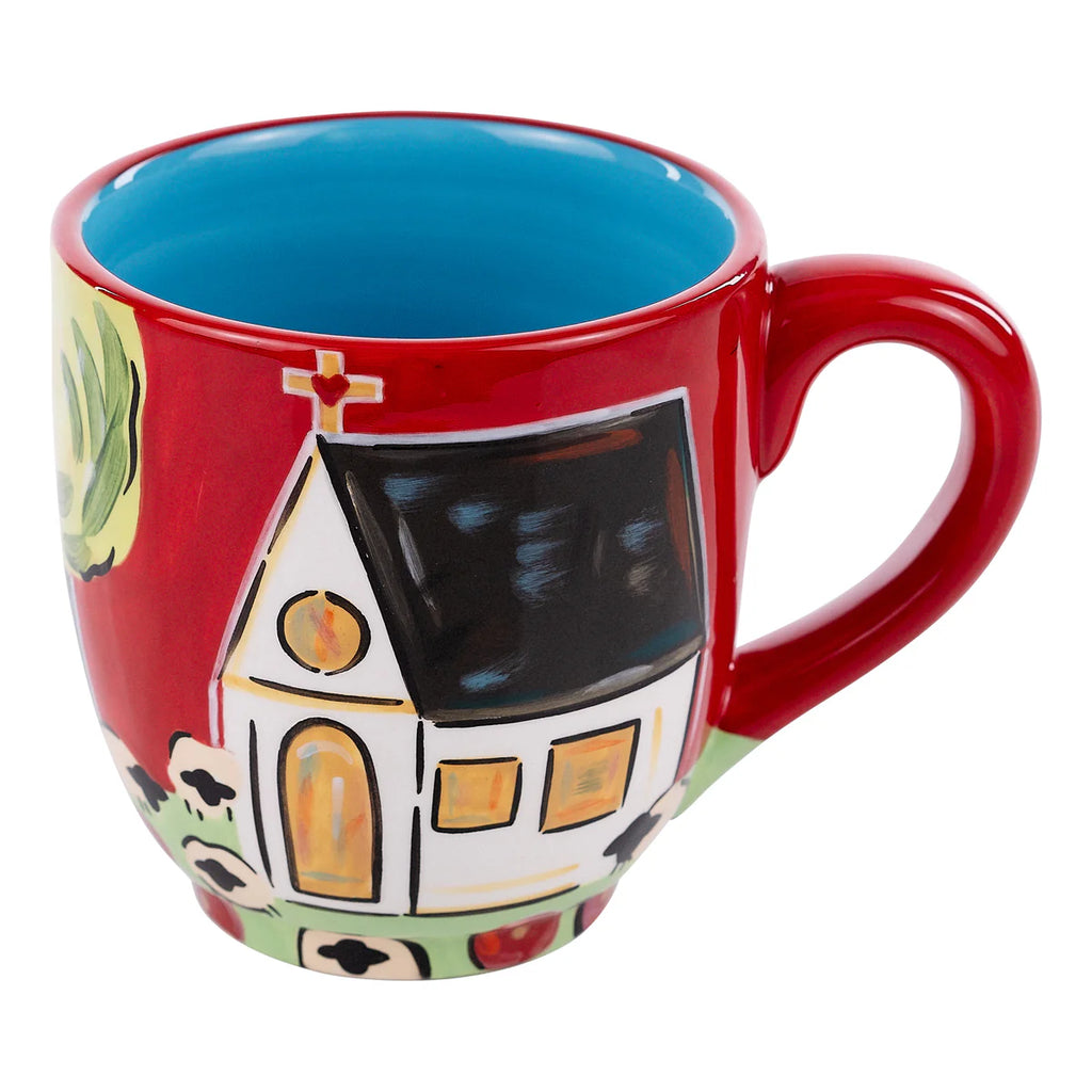 Red Church Mug | newcondosarlington