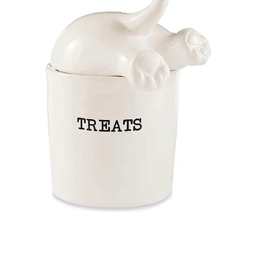 Mud Pie Dog Tail Treat Canister | newcondosarlington